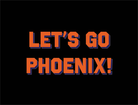 Phoenix Professional Basketball Yard Sign