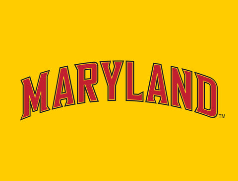 Maryland Wordmark Yellow Lumilawn Sign