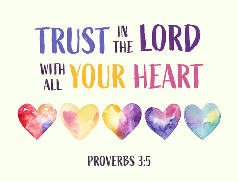 Trust in the Lord Yard Sign