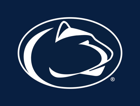 Penn State Lion Mark Navy Lumilawn Sign