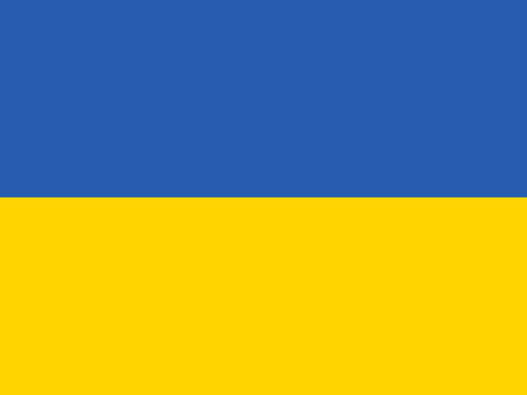 Flag Ukraine Yard Sign