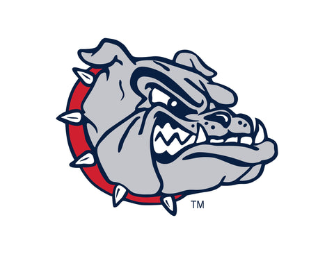 Gonzaga Bulldog Mascot White Lumilawn Sign