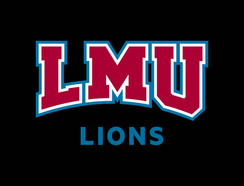 LMU Lions Mark Black Lumilawn Sign