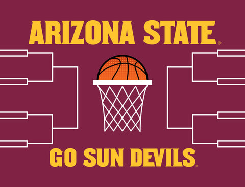 Arizona State Basketball Lumilawn Sign