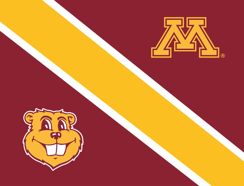 Minnesota Stripe Goldy Lumilawn Sign