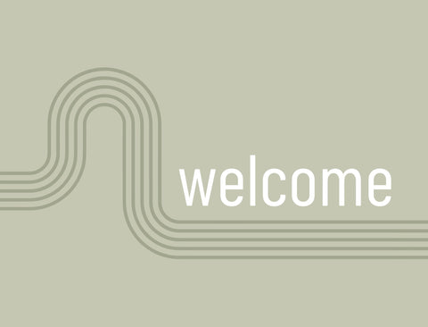 Modern Welcome Lumilawn Sign