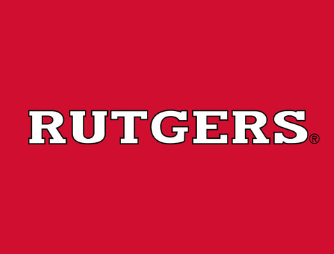 Rutgers Athletic Wordmark Red Yard Sign