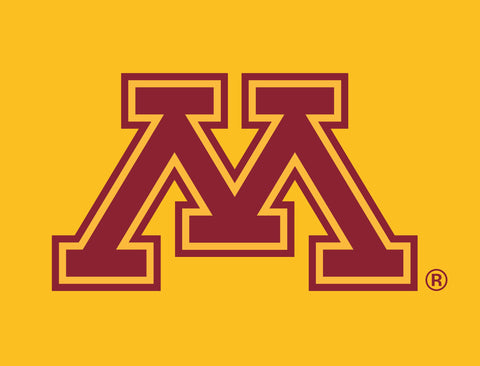 Minnesota M Gold Lumilawn Sign