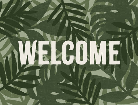 Tropical Welcome Lumilawn Sign