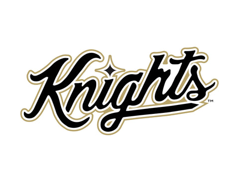 UCF Knights Script Mark White Lumilawn Sign