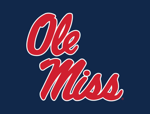 Mississippi Ole Miss Navy Lumilawn Sign