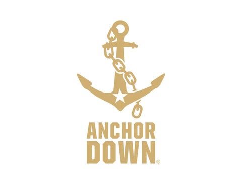 Vanderbilt University Anchor Down White Yard Sign