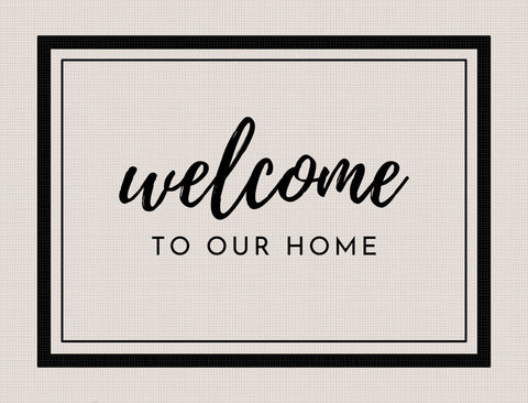 Welcome To Our Home Lumilawn Sign