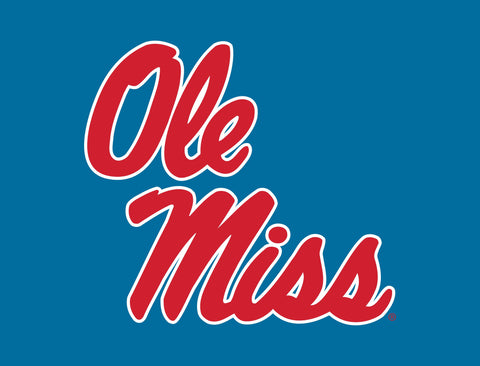 Mississippi Ole Miss Powder Blue Lumilawn Sign