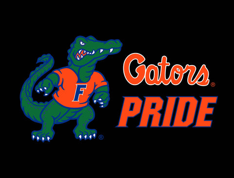 Florida Gators Pride Albert Black Lumilawn Sign