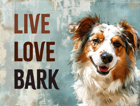 Live Love Bark Dog Yard Sign