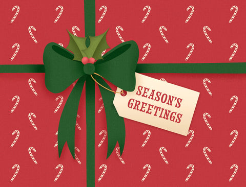 Seasons Greetings Gift Lumilawn Sign