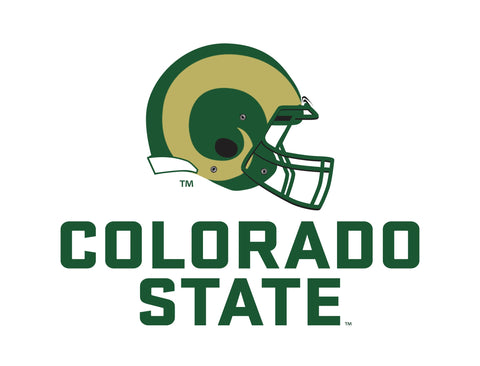 Colorado State Helmet White Lumilawn Sign