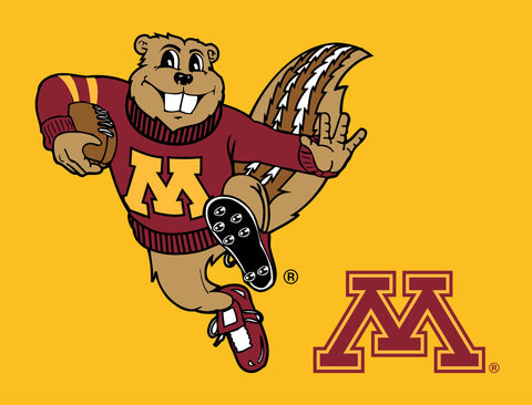 Minnesota Goldy Football Yard Sign