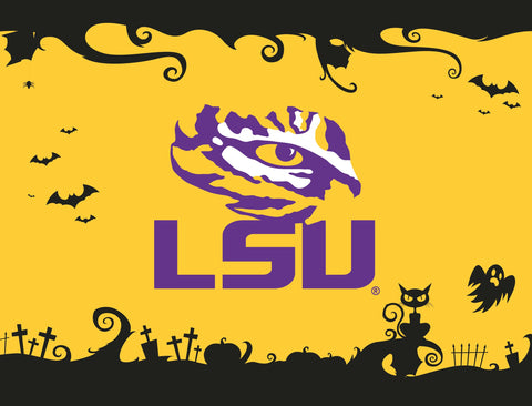 LSU Halloween Tigers Eye Yard Sign