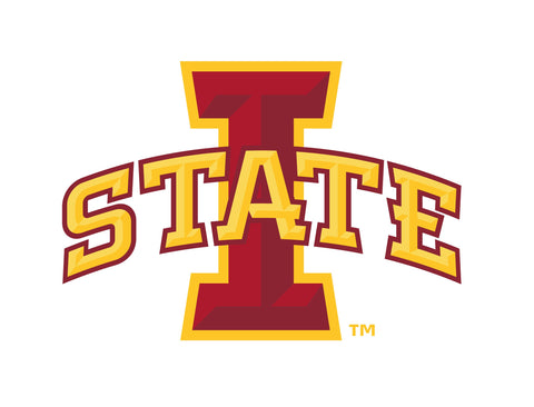 Iowa State White Logo Yard Sign