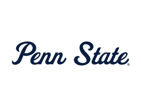 Penn State Script Mark White Yard Sign