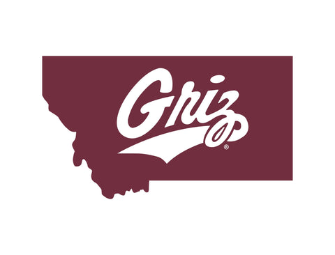 Montana State Griz White Lumilawn Sign