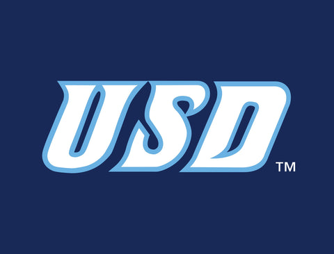 USD Athletics Mark Blue Yard Sign