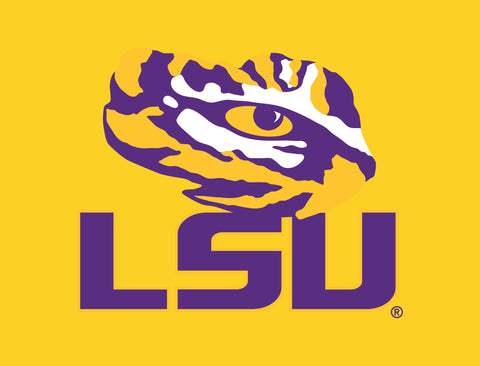 LSU Tiger Eye Yellow Lumilawn Sign