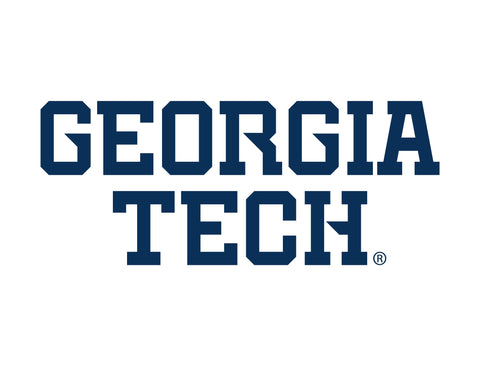 Georgia Tech Wordmark White Yard Sign