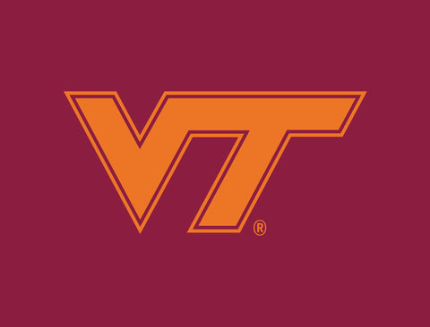 Virginia Tech VT Athletics Mark Maroon Lumilawn Sign