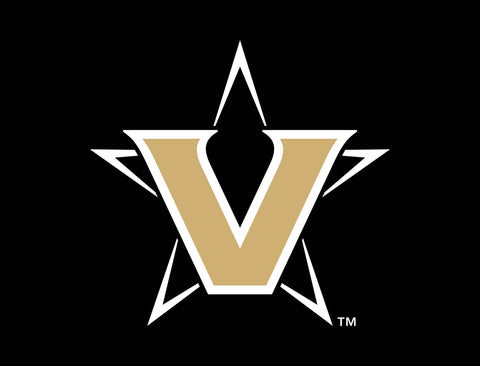 Vanderbilt University Star Mark Black Yard Sign