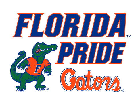 Florida Pride Albert Gators White Lumilawn Sign