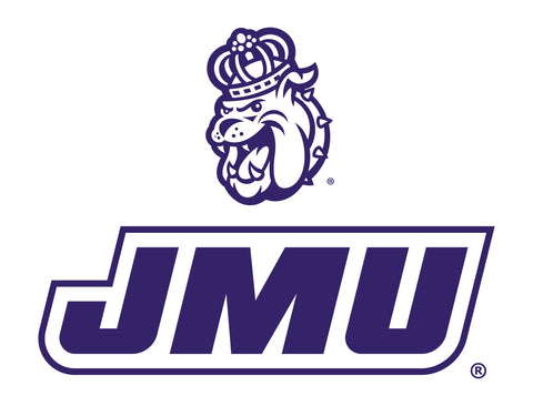 White JMU Duke Dog Lumilawn Sign