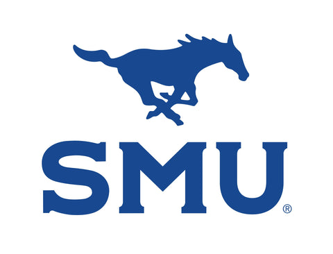 SMU Mustang Blue Lumilawn Sign