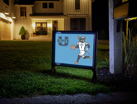 USU Basketball Yard Sign