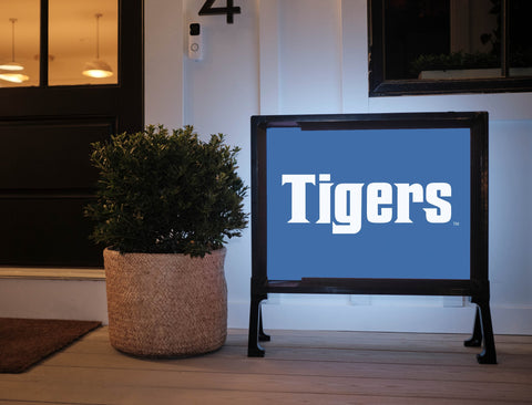 Memphis Tigers Blue Yard Sign