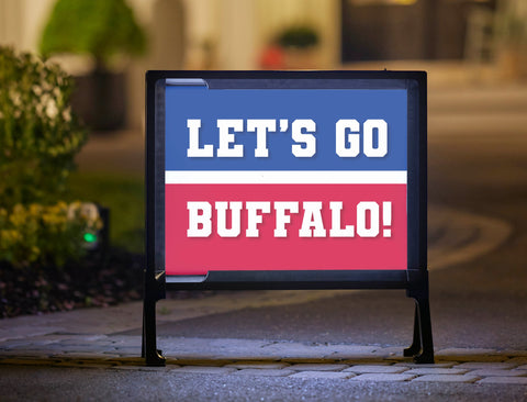 Buffalo Professional Football Fandom Yard Sign