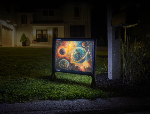 Fantasy Space Planetary Yard Sign