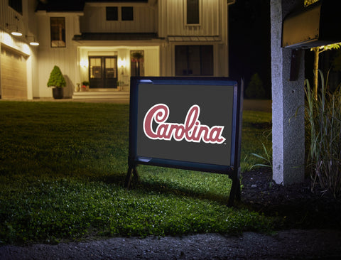 South Carolina Yard Sign Black