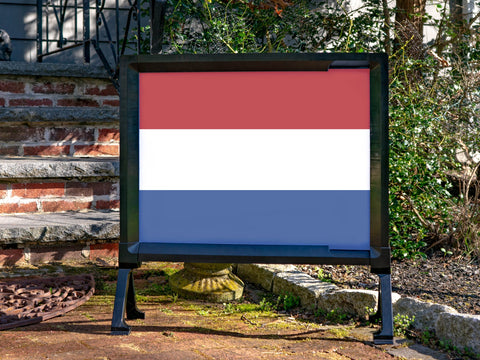 Flag Netherlands Yard Sign