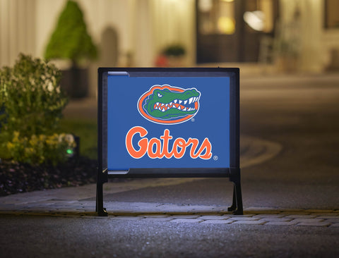 Florida Gators Blue Lumilawn Sign