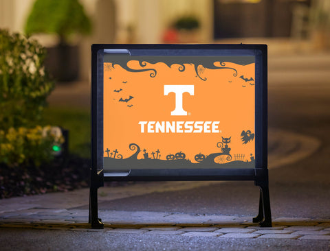 Halloween Tennessee T Orange Yard Sign