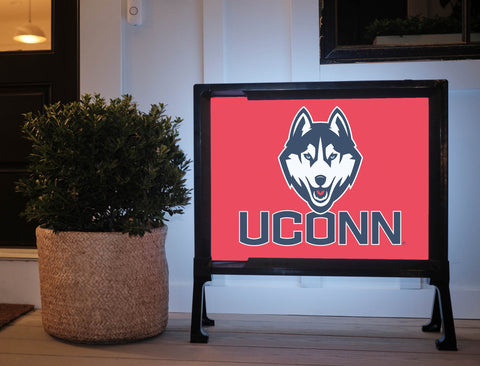 UConn Huskies Color Block Yard Sign