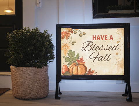 Have a Blessed Fall Yard Sign