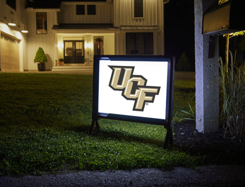 UCF Athletics Mark White Lumilawn Sign