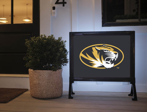 Missouri Tiger Athletics Mark Black Yard Sign