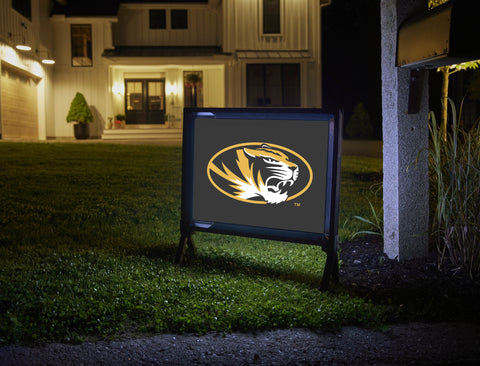 Missouri Tiger Athletics Mark Black Yard Sign