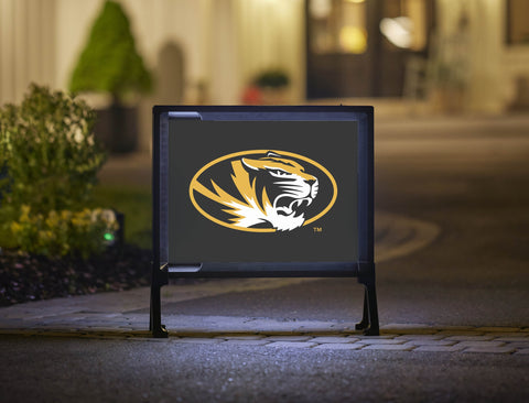 Missouri Tiger Athletics Mark Black Yard Sign