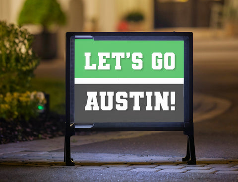 Austin Professional Soccer Fandom Yard Sign